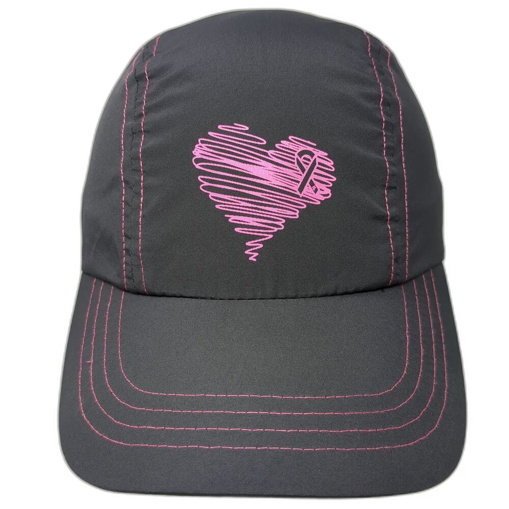 Fila Snapback Gray One Size Heart Ribbon Performance Contrast Stitching Hat
